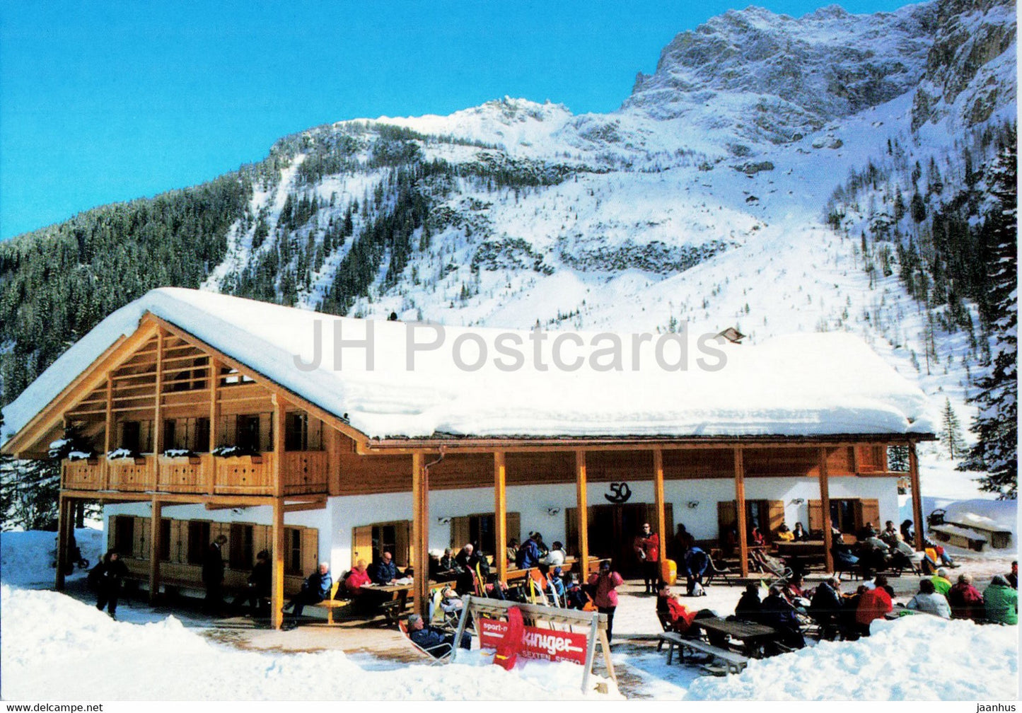 Dolomiti - Rifugio Fondo Valle 1548 m - Talschlusshutte Fischleinboden - 1636 - Italy - unused - JH Postcards