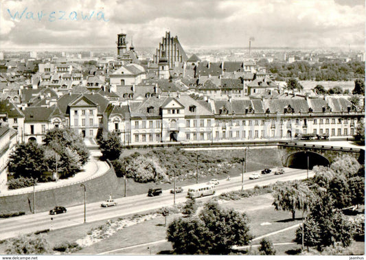 Warsaw - Warszawa - Panorama Starego Miasta - Panorama of the Old Town - Poland - used - JH Postcards