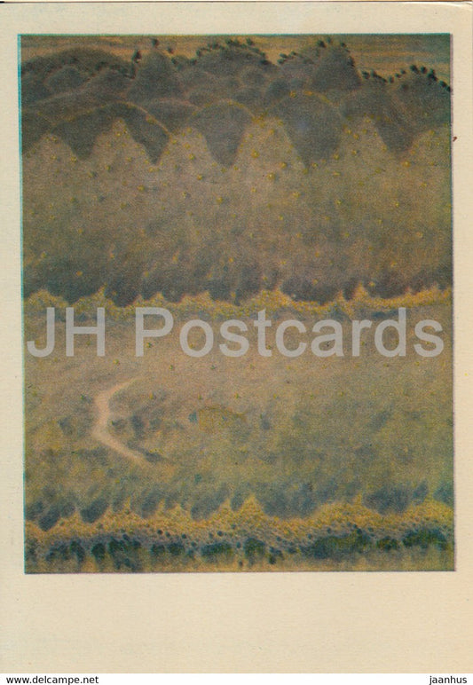 painting by M. Ciurlionis - Sonata of the Sea . Allegro - Lithuanian art - 1978 - Lithuania USSR - unused - JH Postcards