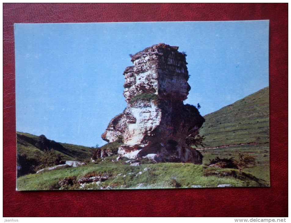 Lermontov Cliff - Kislovodsk - 1971 - Russia USSR - unused - JH Postcards