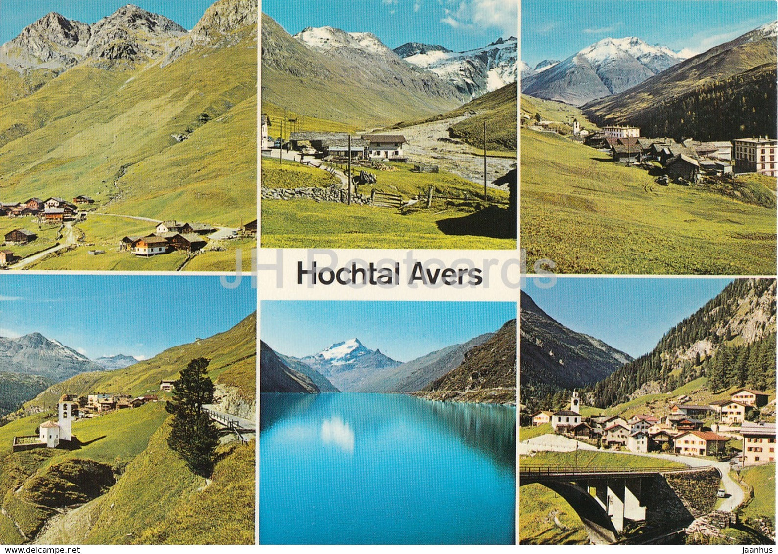Hochtal Avers - Avers Juf - Mazzaspitz - Piz Turba - Avers Cresta - Stausee Val di Lei - Switzerland - unused - JH Postcards