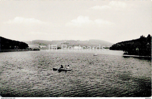 Listertalsperre bei Attendorn - old postcard - 1958 - Germany - used - JH Postcards