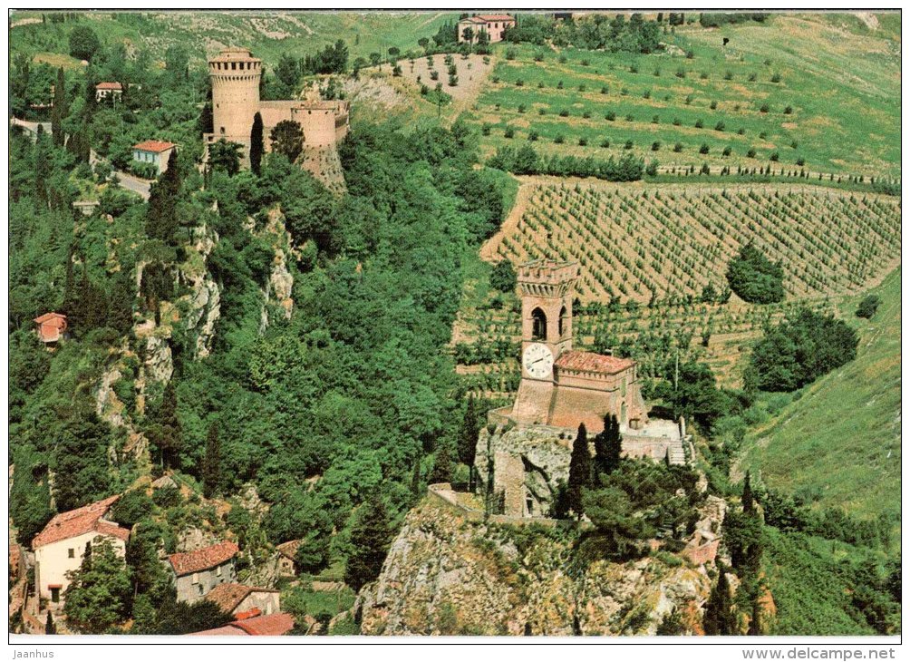 Rocca e Torre dell´Orologio - fortress - Brisighella - Ravenna - Emilia-Romagna - 48013 - Italia - Italy - unused - JH Postcards