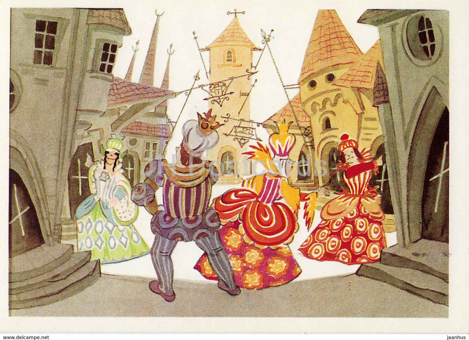 Fairy Tale by Hans Christian Andersen - The Tinderbox - 1978 - Russia USSR - unused - JH Postcards