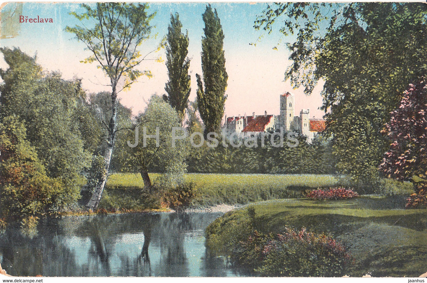 Breclava - old postcard - 1909 - Czech Republic - unused - JH Postcards