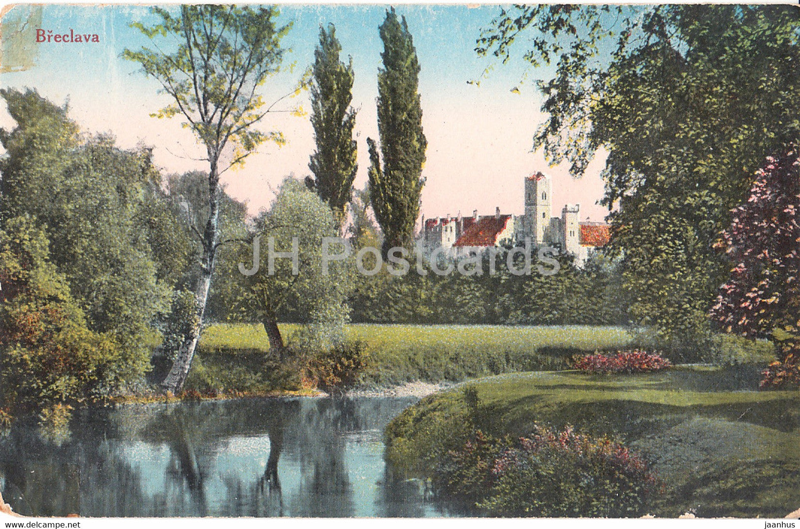 Breclava - old postcard - 1909 - Czech Republic - unused - JH Postcards