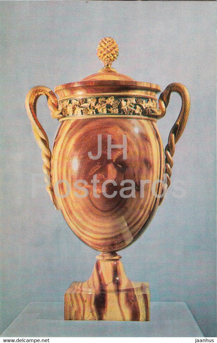 Vase - Russian Coloured Stone - 1974 - Russia USSR - unused - JH Postcards