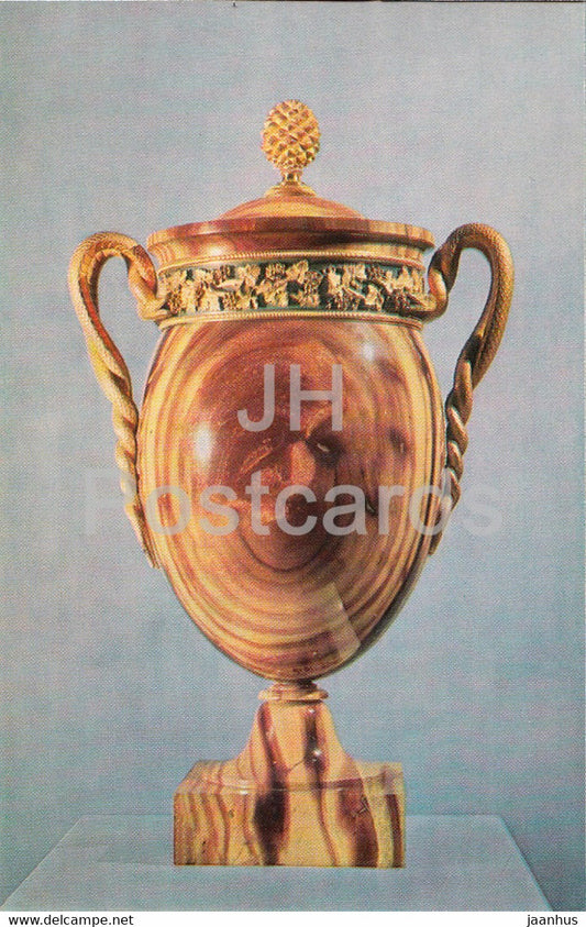 Vase - Russian Coloured Stone - 1974 - Russia USSR - unused - JH Postcards