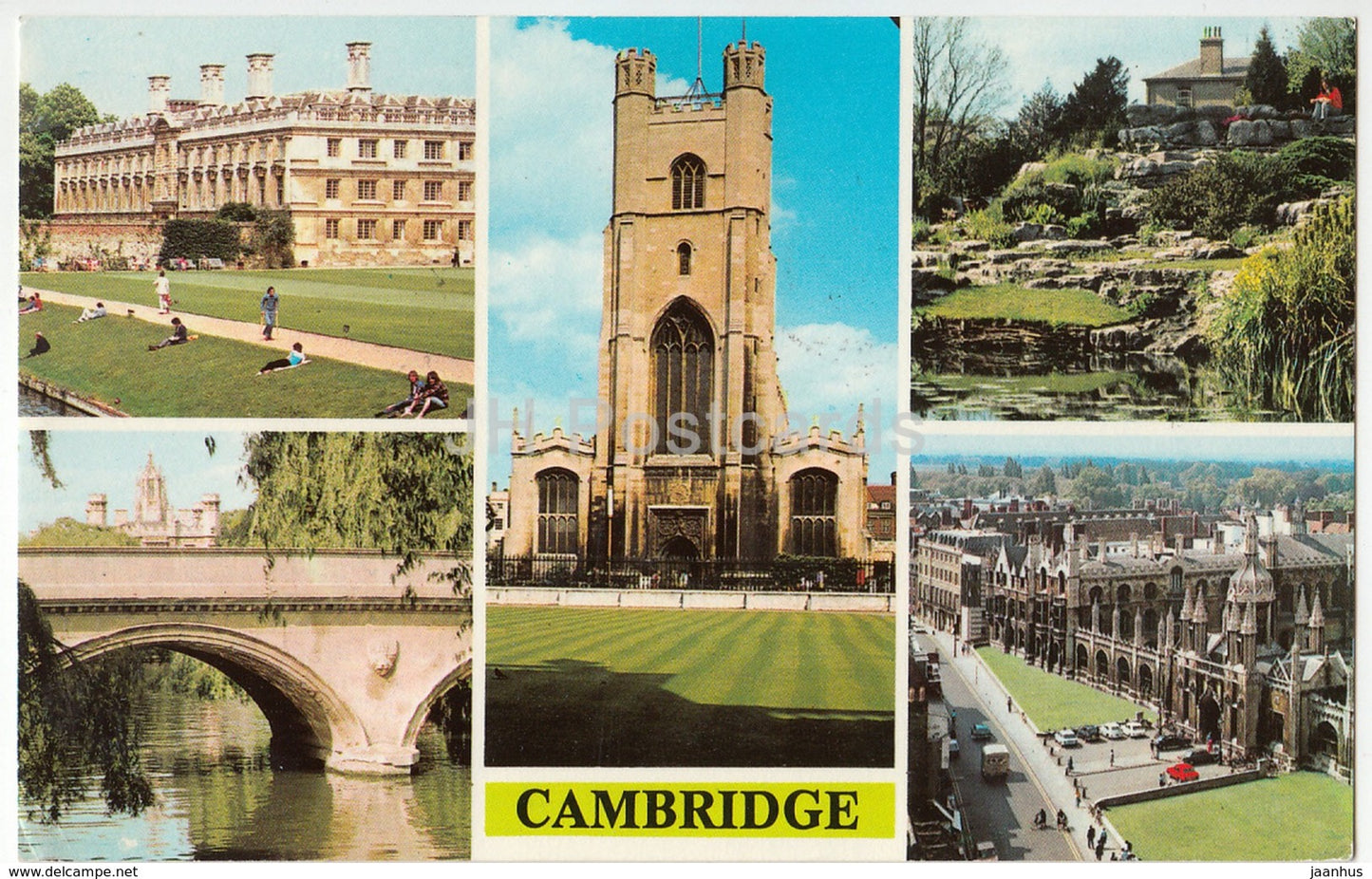 Cambridge - College - Botanical Gardens - church - multiview - CAM 188 - 1960 - United Kingdom - England - used - JH Postcards