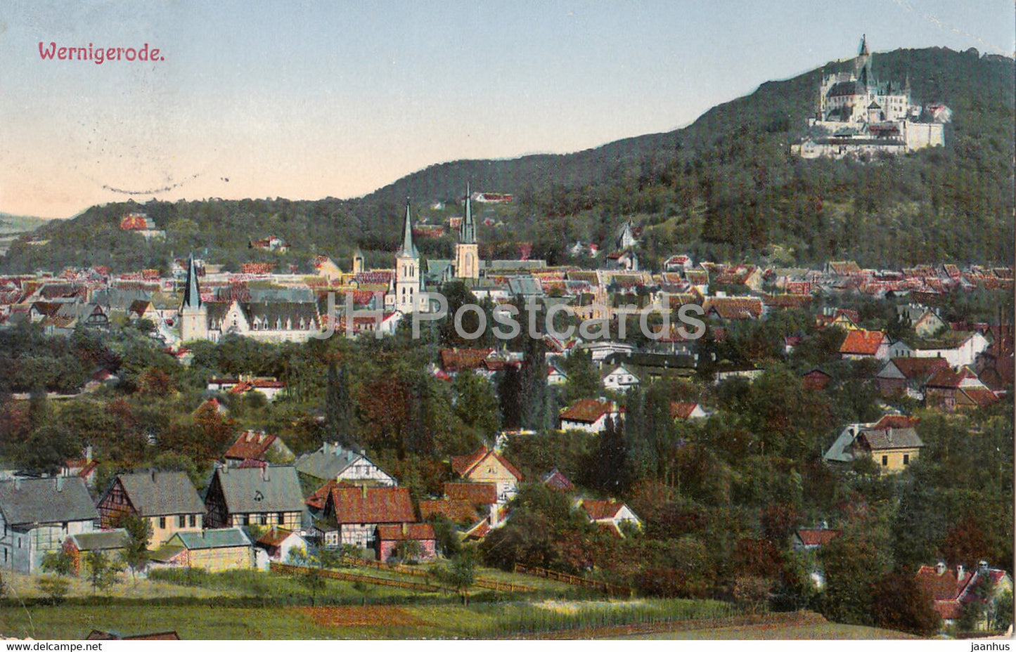 Wernigerode - 211 - old postcard - Germany - used - JH Postcards