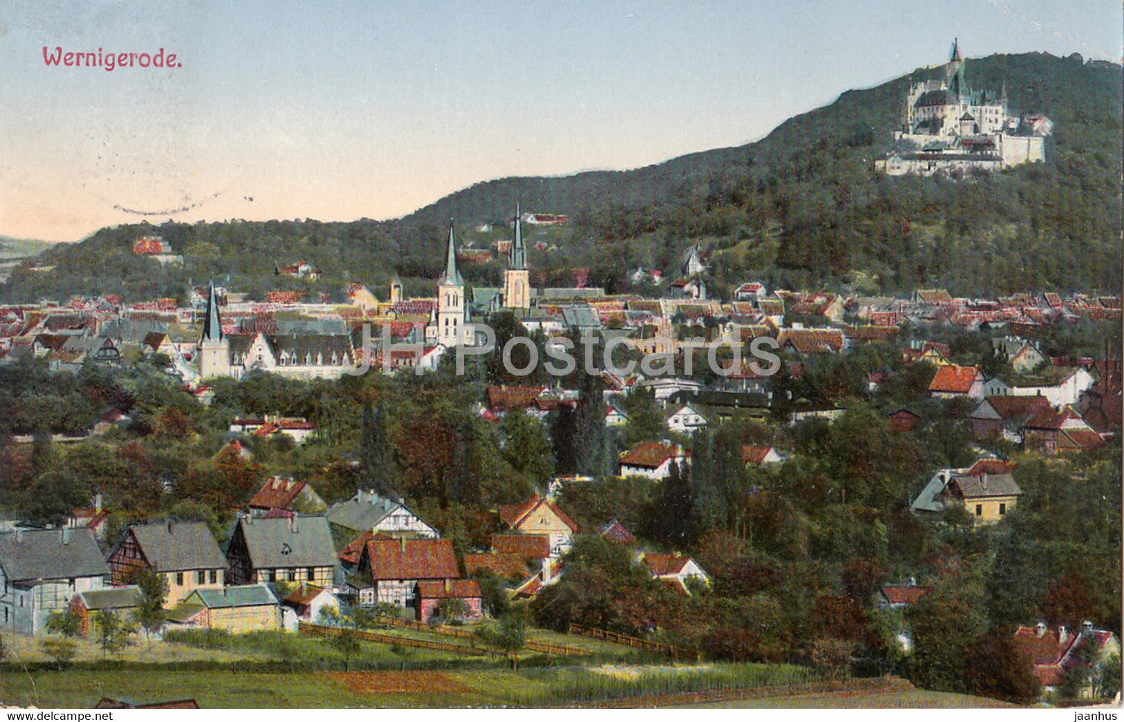 Wernigerode - 211 - old postcard - Germany - used - JH Postcards