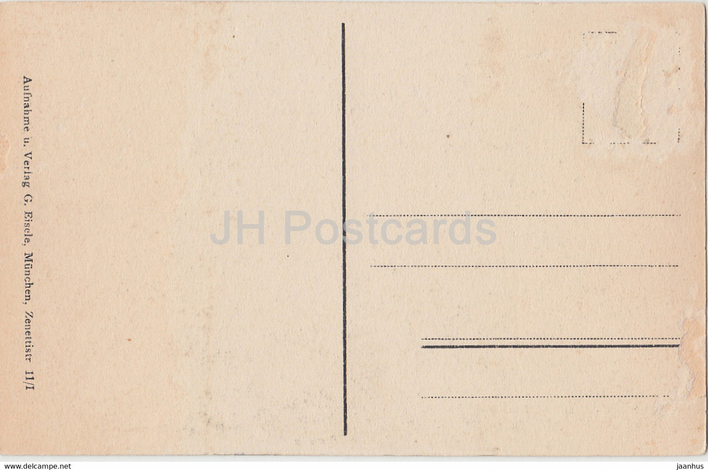 Ausblick auf Schloss - Berg u Starnbeg - 12377 - old postcard - Germany - unused