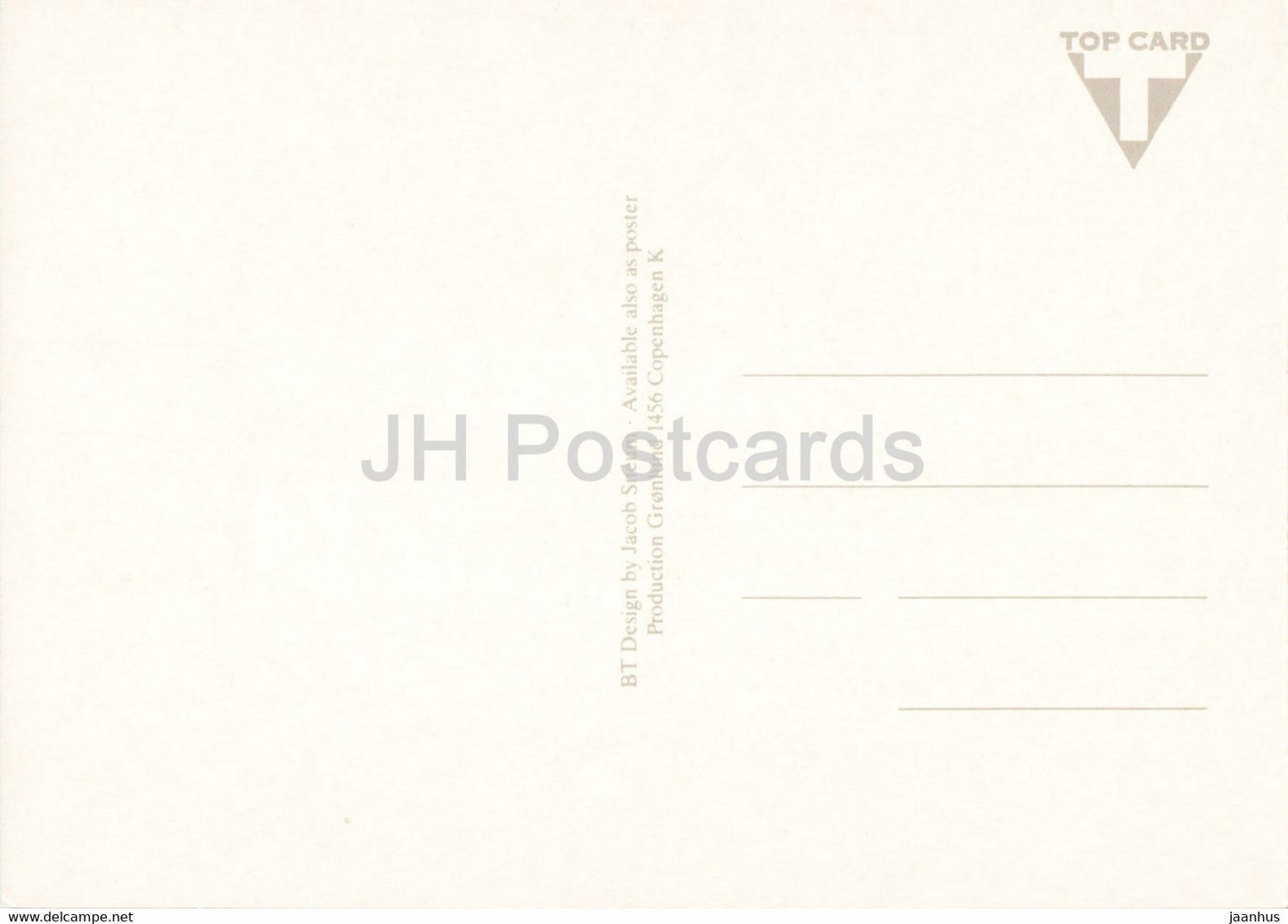 Kopenhagen - Stadtansicht - Illustration - Dänemark - unbenutzt