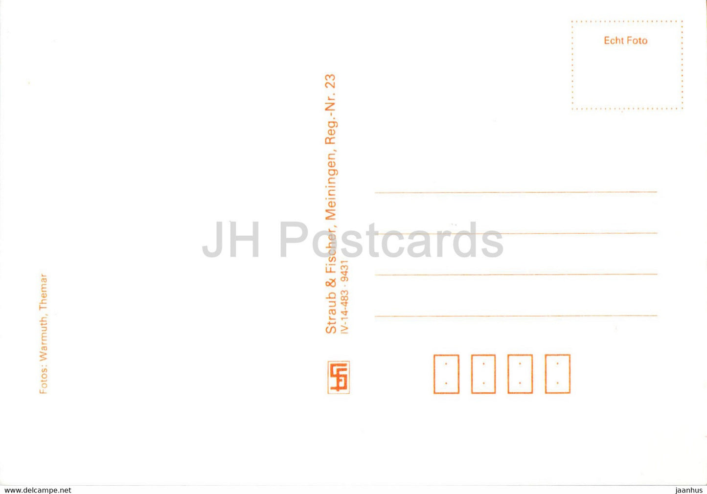 Hinternah - multiview - Germany DDR - unused