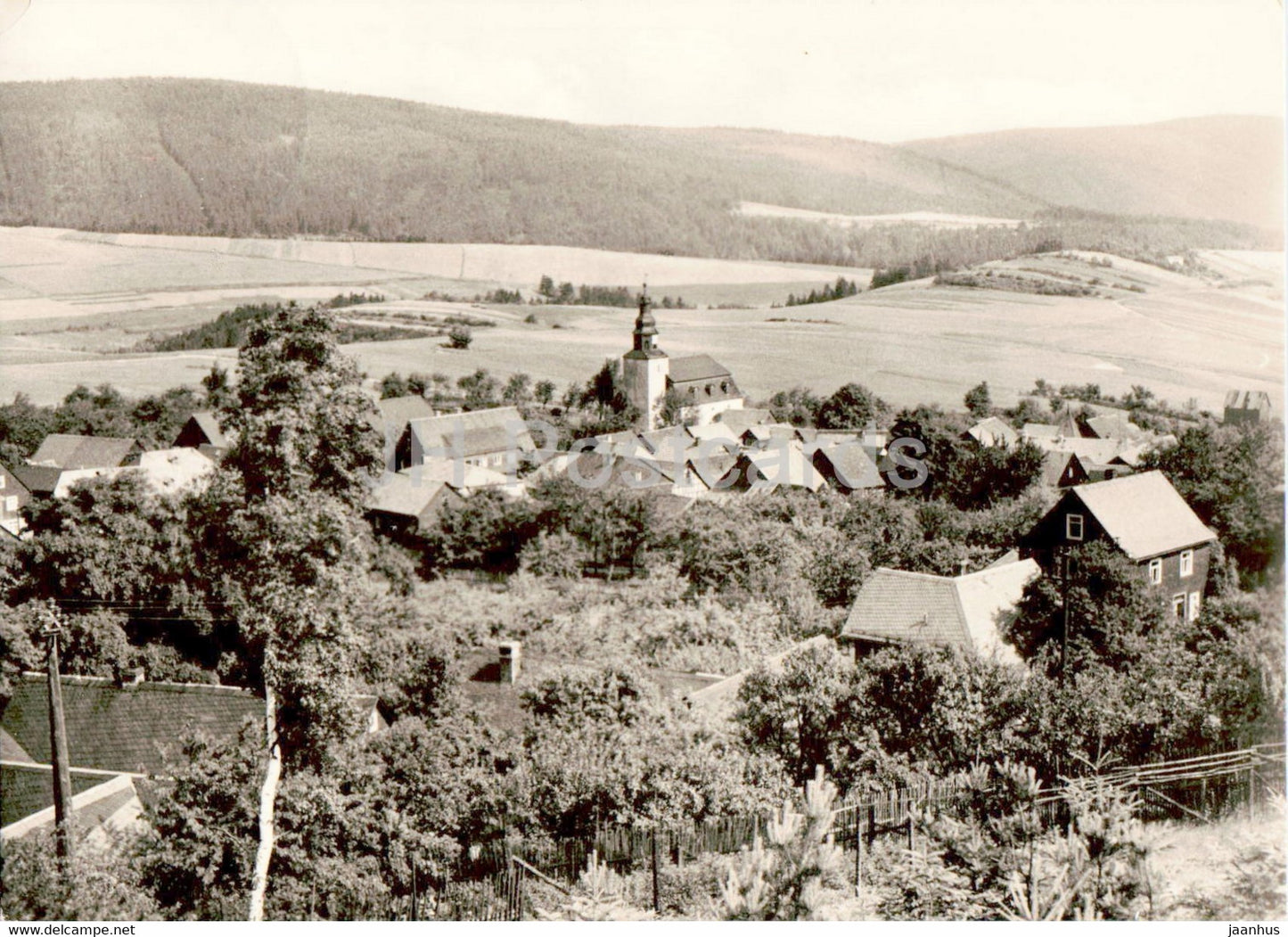 Meura - Thur Wald - old postcard - 1974 - Germany DDR - used - JH Postcards