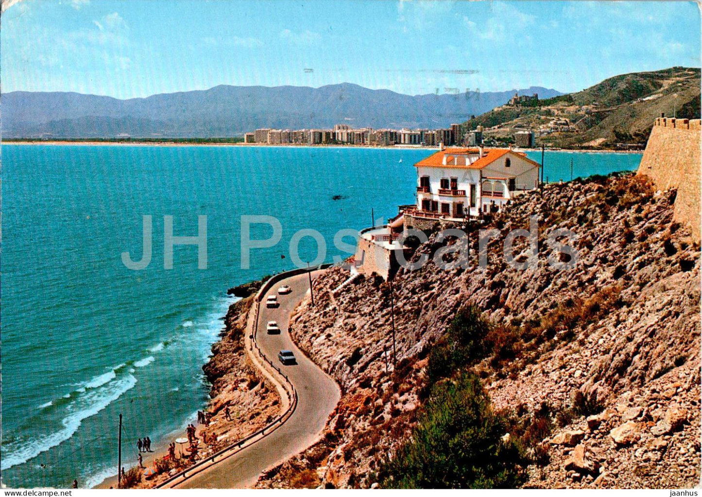 Cullera - Valencia - Punta Negra - Black Point - 52 - 1973 - Spain - used - JH Postcards