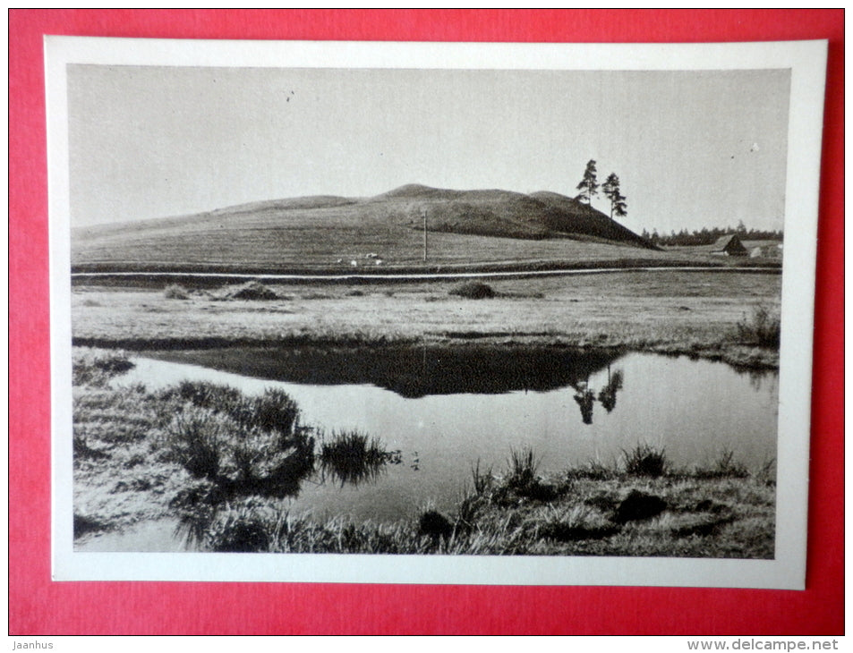 Elveriske Castle-Hill known as Egliankalnis - Lithuanian Castle-Hills - Hillfort - 1967 - USSR Lithuania - unused - JH Postcards