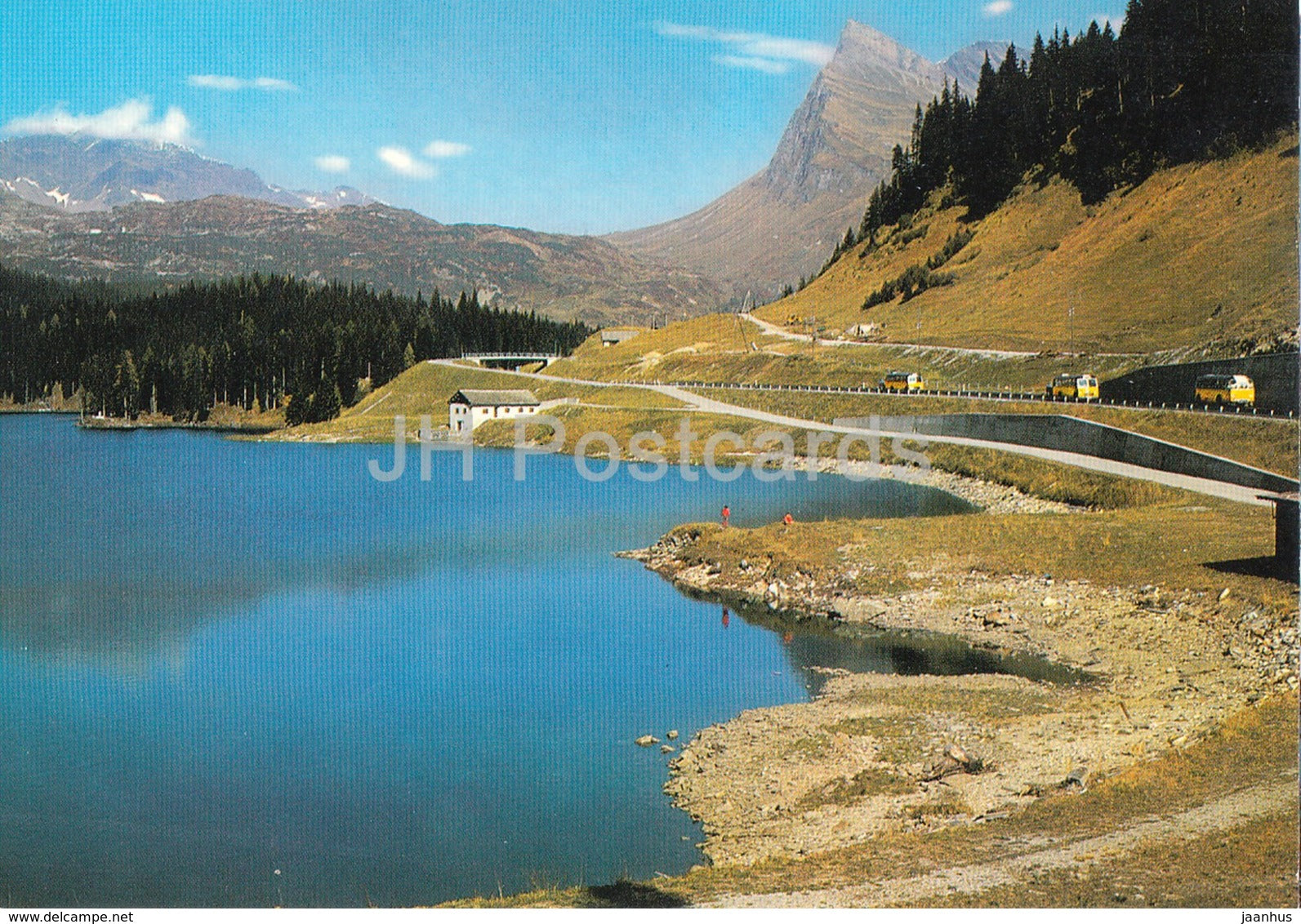 San Bernardino Strasse N13 - Sudseite mit P Uccello - 5540 - Switzerland - unused - JH Postcards