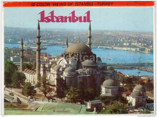 set of 12 postcards - leporello - Istanbul - Turkey - unused - JH Postcards