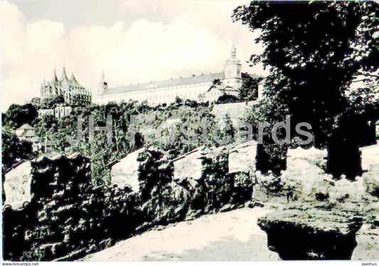 Kutna Hora - St Barbara's cathedral and former Jesuit hostel - 1974 - Czech Repubic - Czechoslovakia - used - JH Postcards