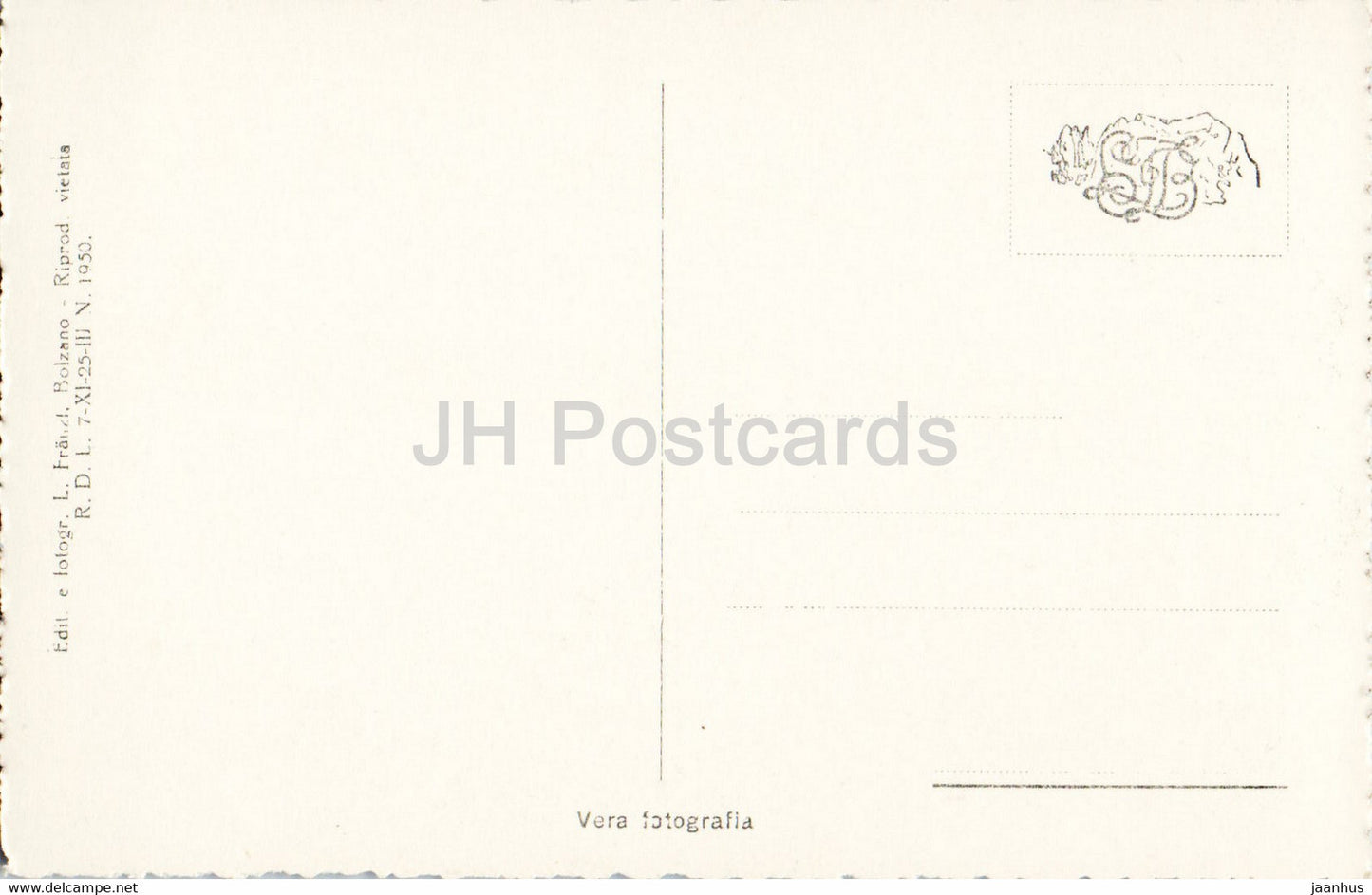 Rifugio Alle Coronelle - Aleardo Fronza - Kolner Hutte - old postcard - Italy - unused