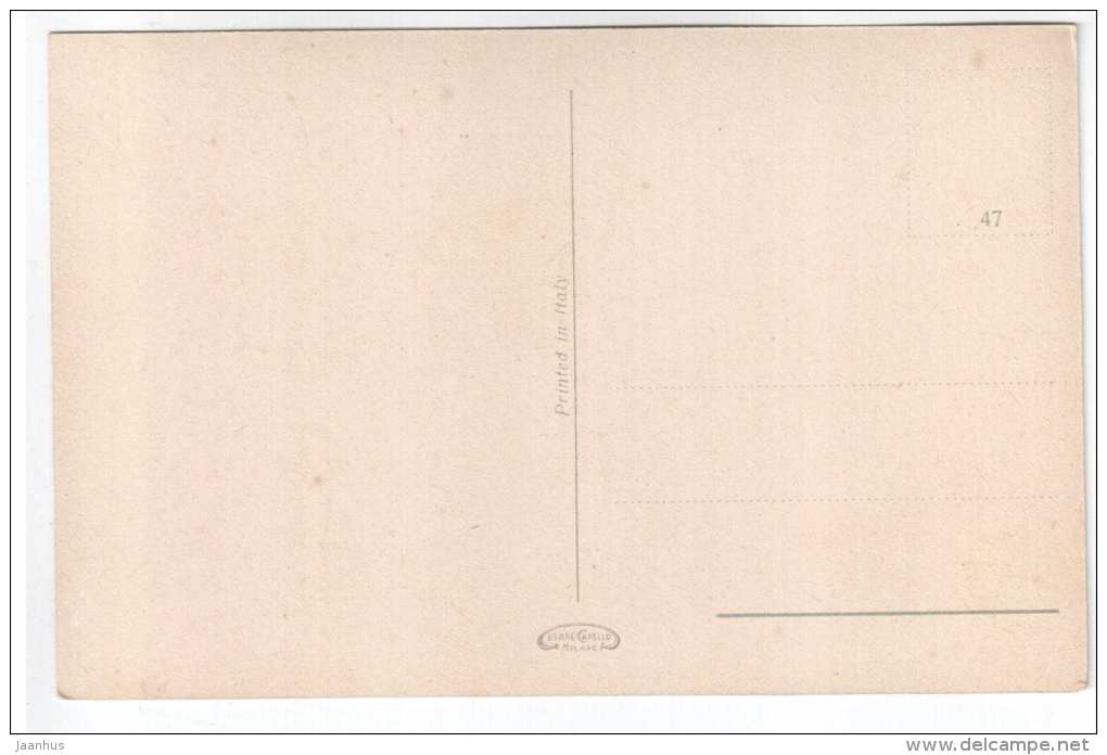 Colosseo Restaurato - Rome - Italy - 47 Cesare Capello - old postcard - unused - JH Postcards