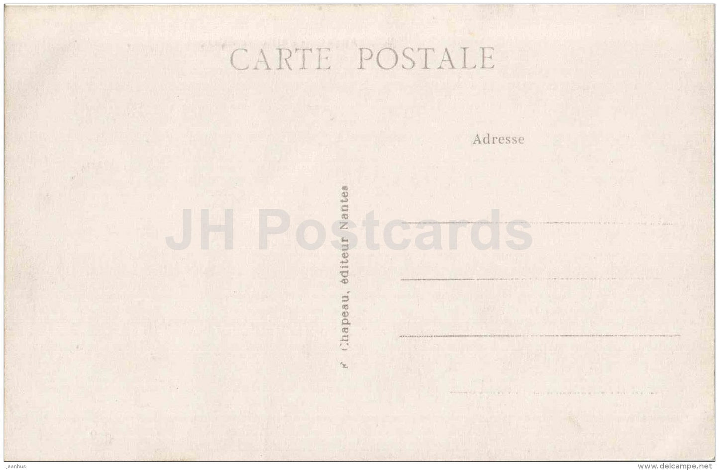 La rue de Gorges - Nantes - France - 253 - Gilbert - old postcard - unused - JH Postcards