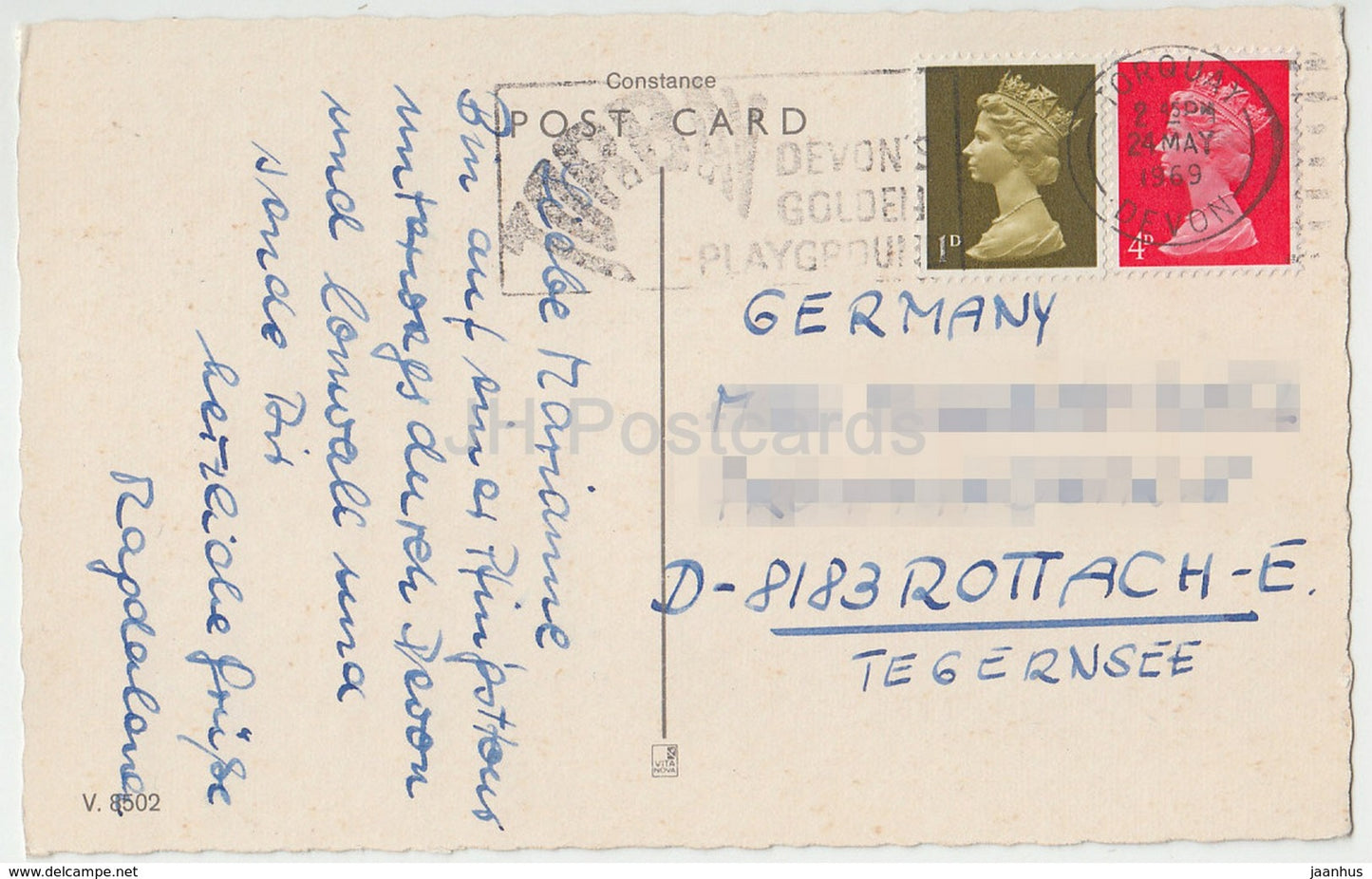 Torquay - multiview - V.8502 - 1969 - United Kingdom - England - used