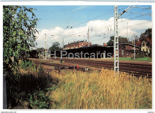 Rosslau - Blick zum Bahnhof - railway station - Germany - unused - JH Postcards