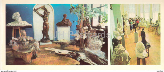Russian sculptor S. Konenkov Museum - Workshop - 1978 - Russia USSR - unused - JH Postcards