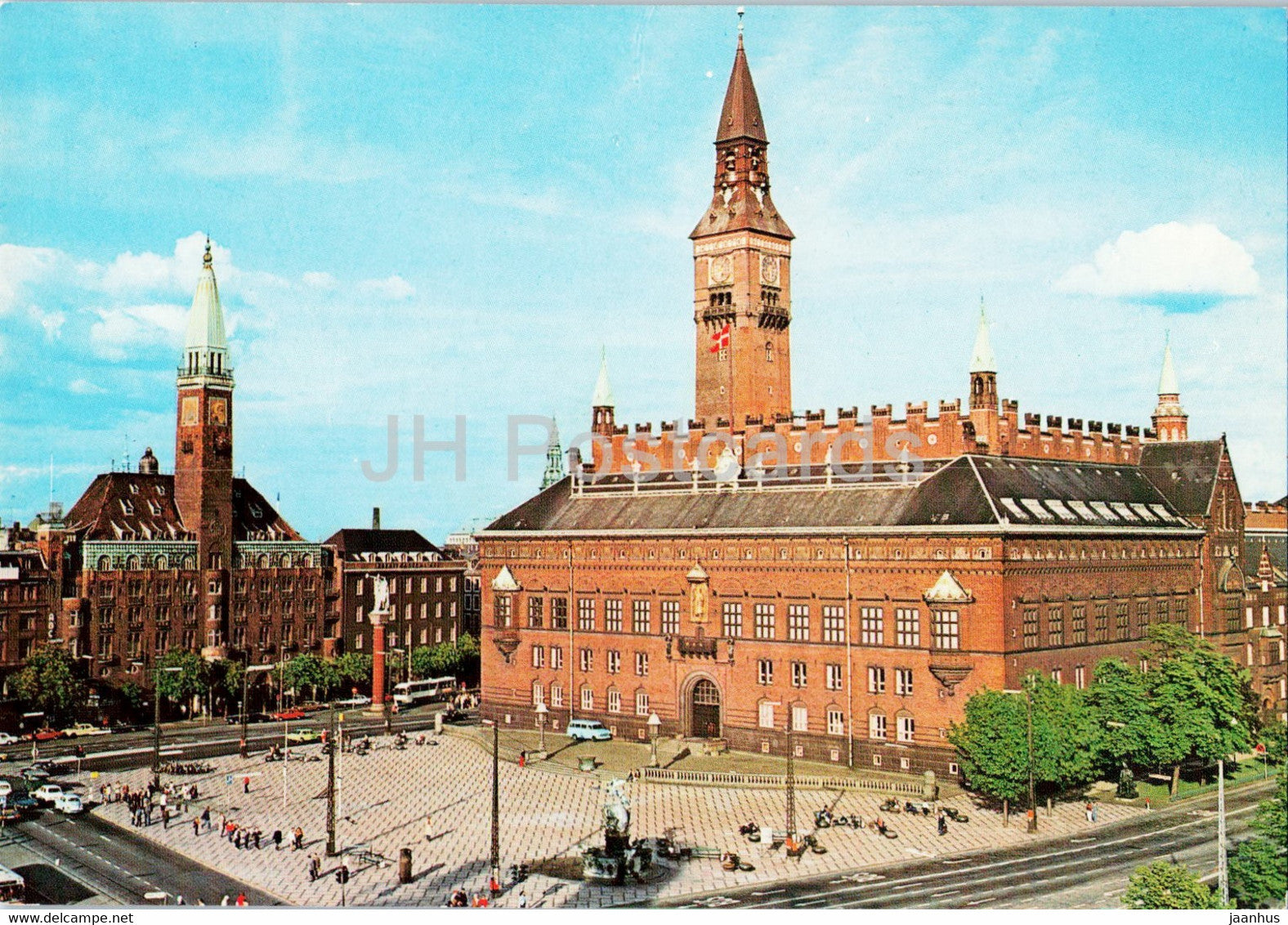 Copenhagen - The Townhall Square - 108 - 1986 - Denmark - used - JH Postcards