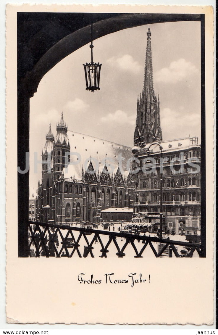 Wien - Vienna - Stephansdom - cathedral - 45588 - 1958 - old postcard - Austria - used - JH Postcards