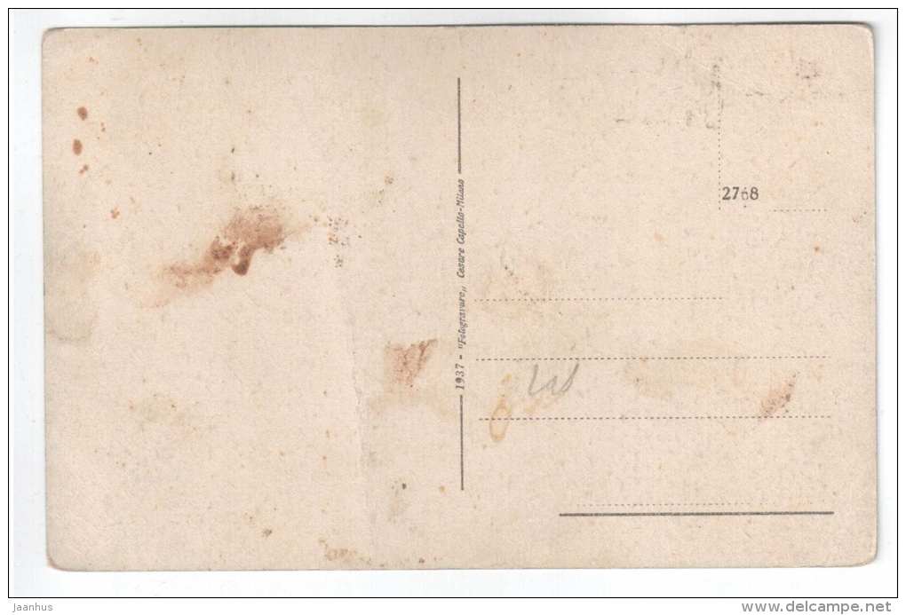 Piazza Vittorio Emanuele e panorama , Livorno - Italy - 2768 Cesare Capello - old postcard - unused - JH Postcards