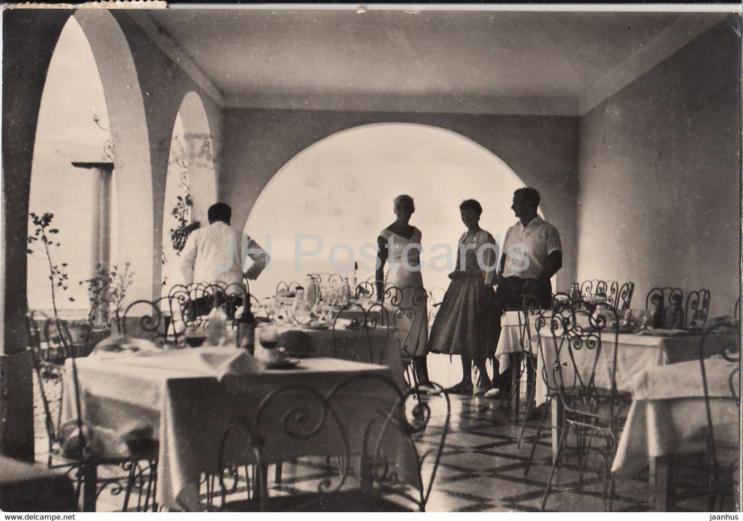 Hotel Biarritz - Situado en la playa entre Vinaroz y San Carlos de la Rapita - old postcard - 1958 - Spain - used - JH Postcards