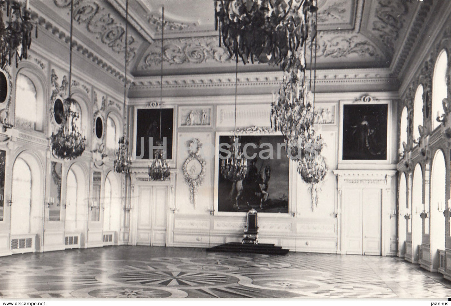 Petrodvorets - Grand Palace . Throne room - 1976 - Russia USSR - unused - JH Postcards