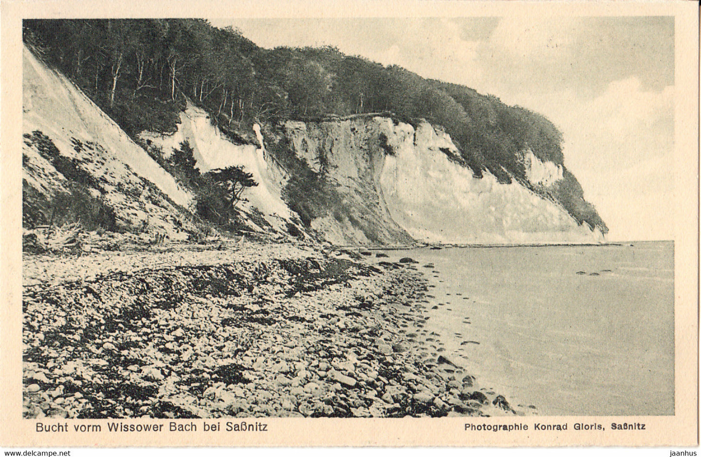 Bucht vorm Wissower Bach bei Sassnitz - old postcard - Germany - unused - JH Postcards