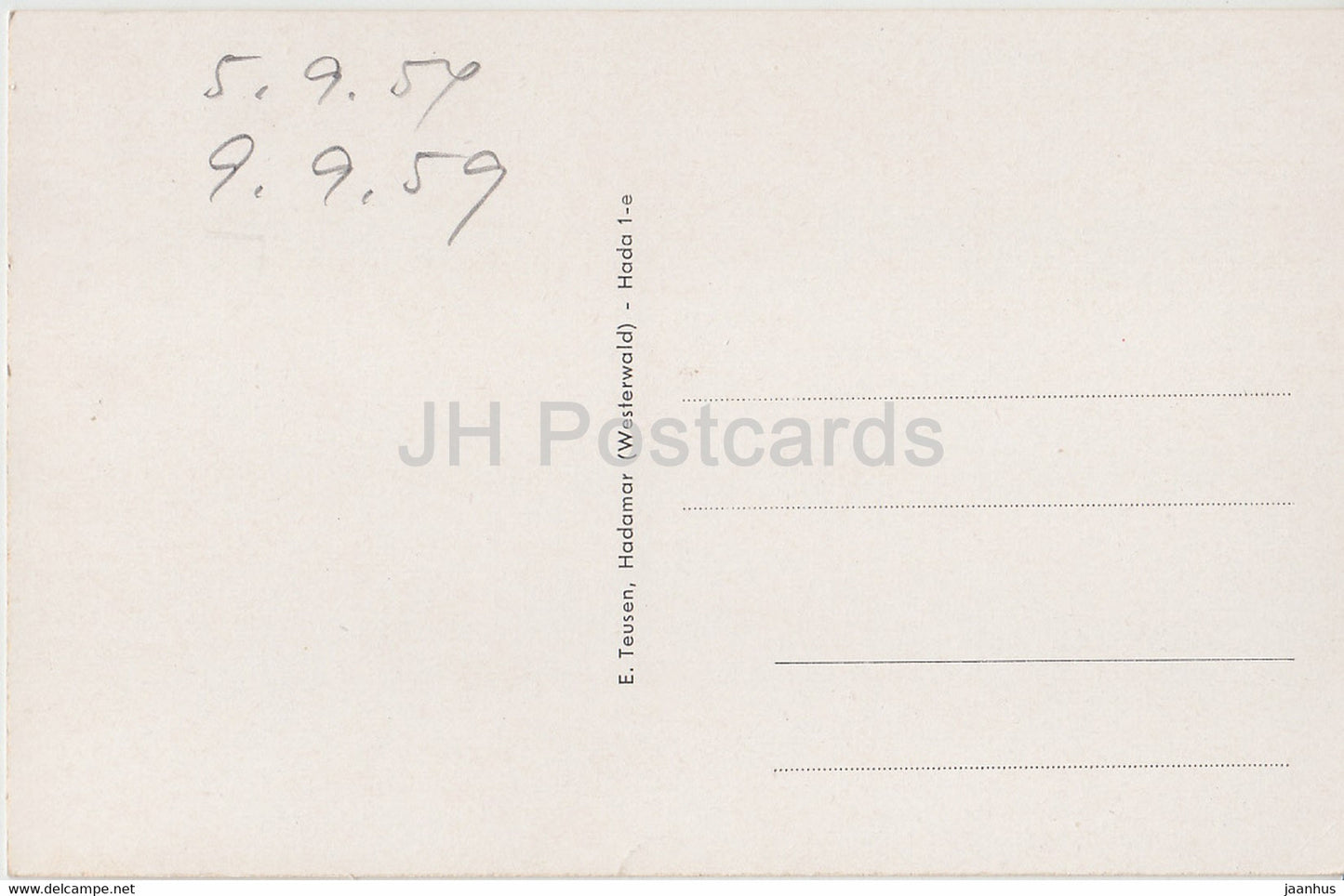 Hadamar im Westerwald - Schloss - castle - Germany - unused