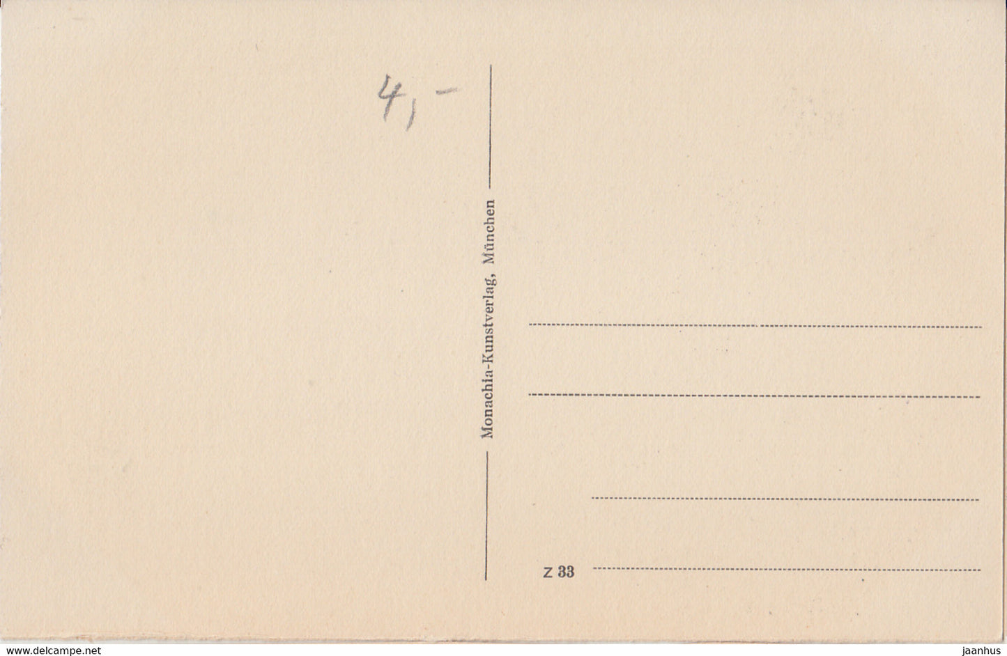 Bucht vorm Wissower Bach bei Sassnitz - old postcard - Germany - unused