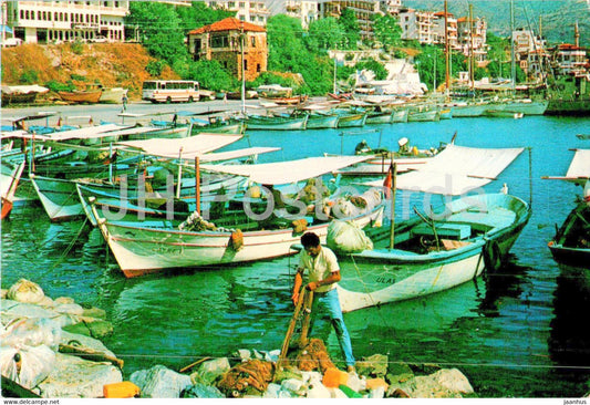 A view from Alanya - boat - 139 - Turkey - unused - JH Postcards