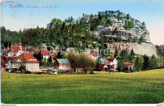 Oybin - Der Berg - 514 m - 94 - old postcard - 1931 - Germany - used - JH Postcards