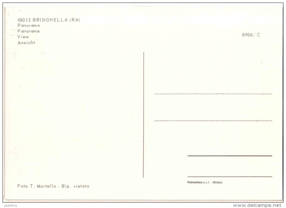 Panorama - Brisighella - Ravenna - Emilia-Romagna - 48013 - 8906/C - Italia - Italy - unused - JH Postcards