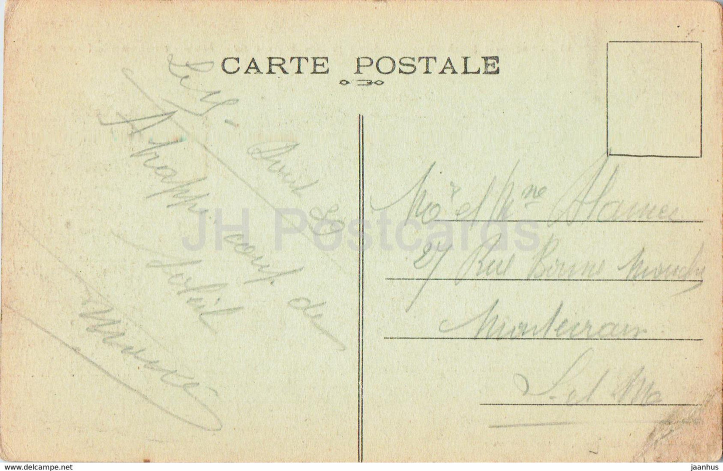 Environs de Cherbourg - Les Falaises de Greville et la Cote vues du Chalet - 454 - old postcard - 1939 - France - used