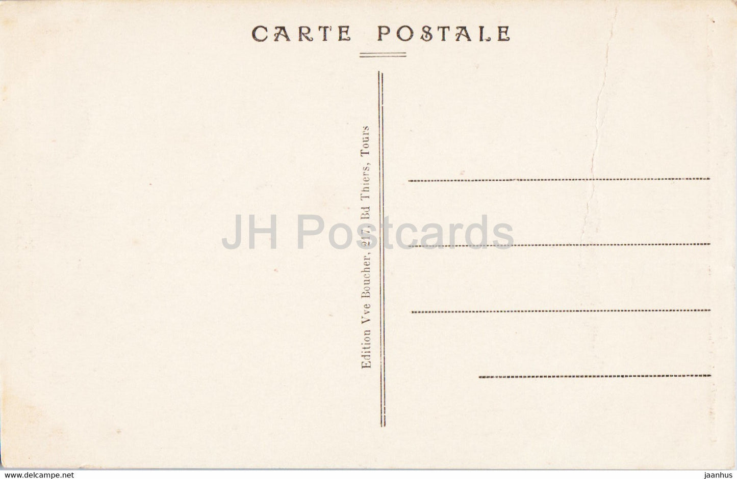 Tours - LA Cathedrale - cathedral - 10 - old postcard - France - unused