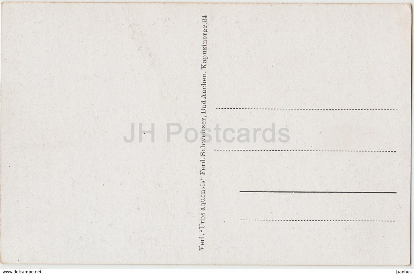 Bad Aachen - Rathaus - Elisebrunnen - Theater - Kurhaus - Kaiser Dom - old postcard - Germany - unused