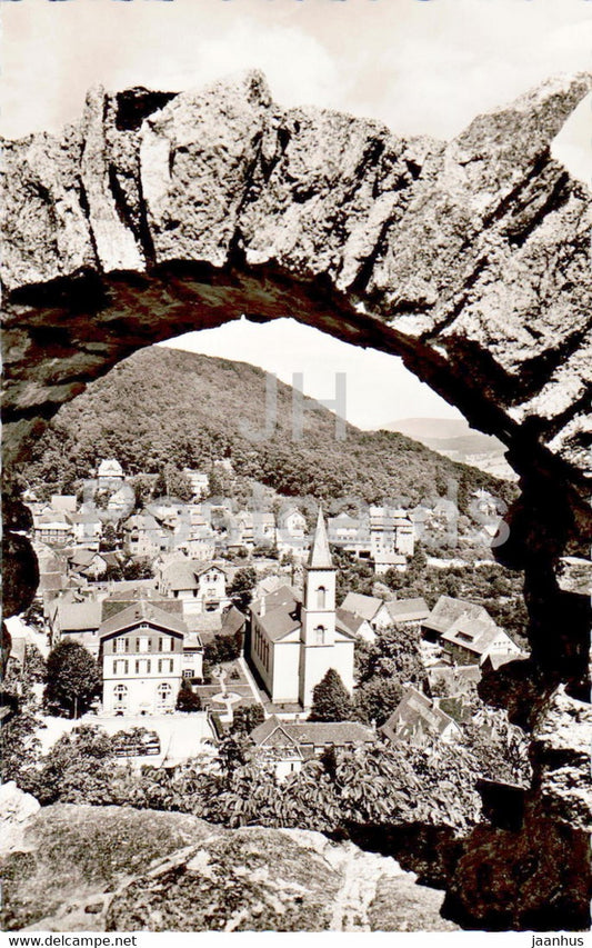 Lindenfels - Blick von der Burg - old postcard - Germany - unused - JH Postcards