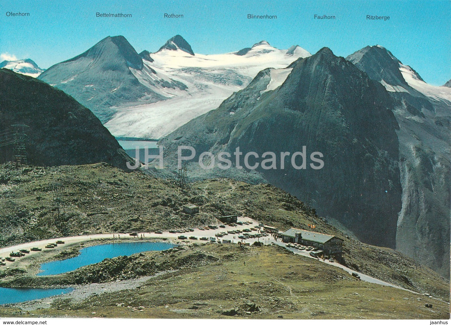 Neufenenpass 2478 m - Wallis Tessin - 43817 - Switzerland - unused - JH Postcards