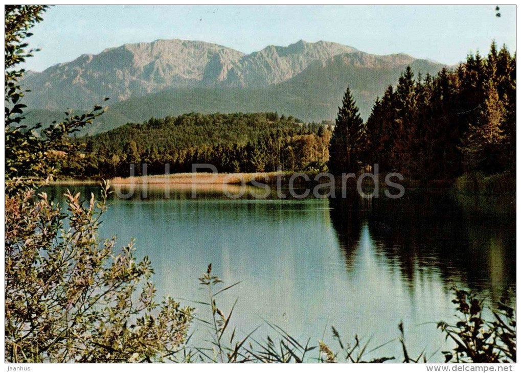 Schmuttersee mit Kenzenhochgebirge , 2080 m - 130/370 - Germany - gelaufen - JH Postcards