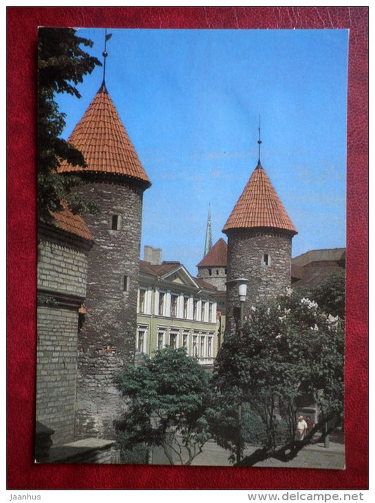 Viru Gate - Old Town - Tallinn - 1981 - Estonia USSR - unused - JH Postcards