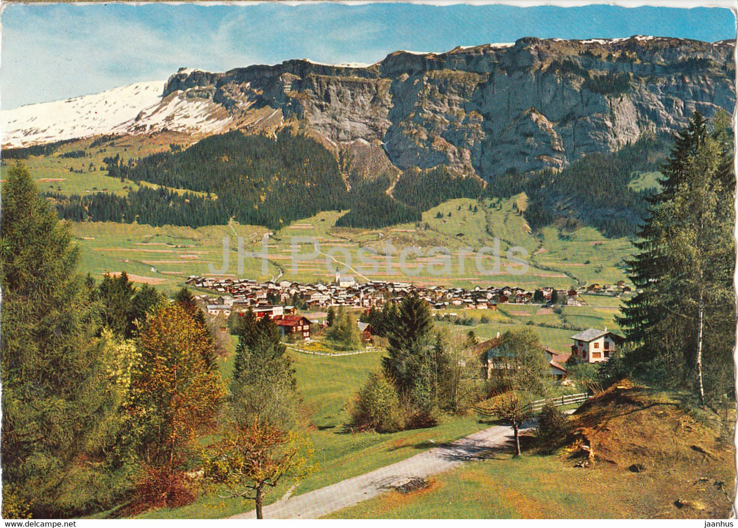 Flims Dorf 1100 m - Flimserstein - 1960 - Switzerland - used - JH Postcards