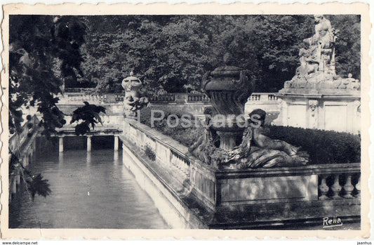 Nimes - Les Jardins de la Fontaine - Le Nymphee - 2590 - old postcard - France - used - JH Postcards